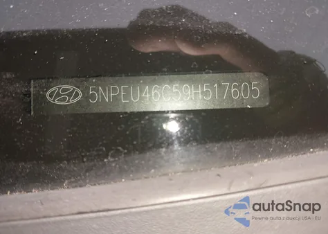 2009 Hyundai Sonata Limited/Se z USA, uszkodzony, nr VIN 5NPEU46C598517605